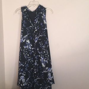 Comfortable, dark floral dress!